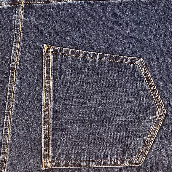 Rag & Bone High Rise Slim Straight Leg Jeans in Dark Paz - Picture 9 of 10